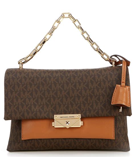 michael kors small brown shoulder bag|Michael Kors handbags dark brown.